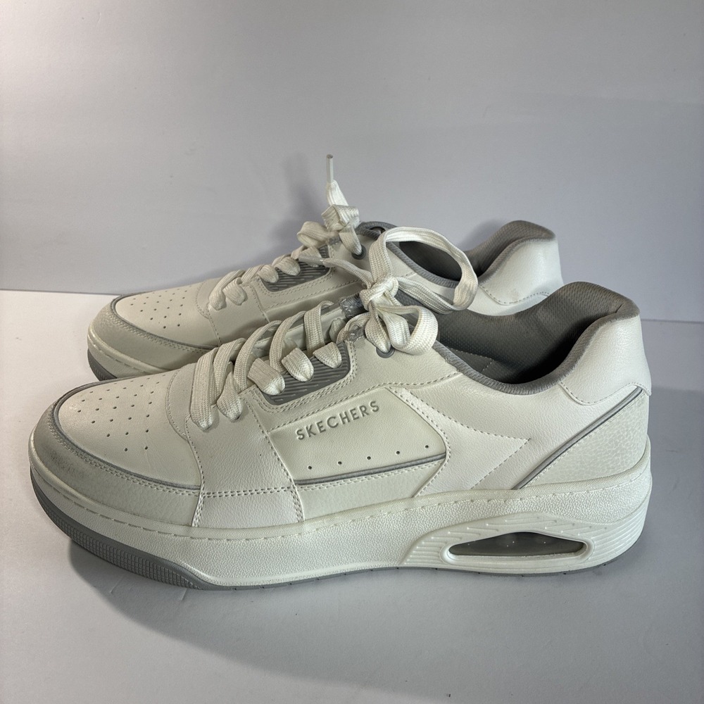 Sketchers Air Cooled Memory Foam Men's Size 13 White - Picture 4 of 10